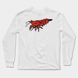 Cherry Shrimp Long Sleeve T-Shirt